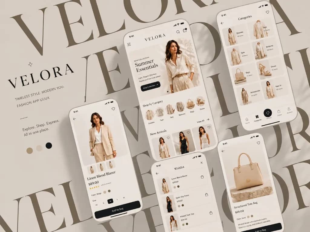 Velora Luxury E-Commerce Showcase